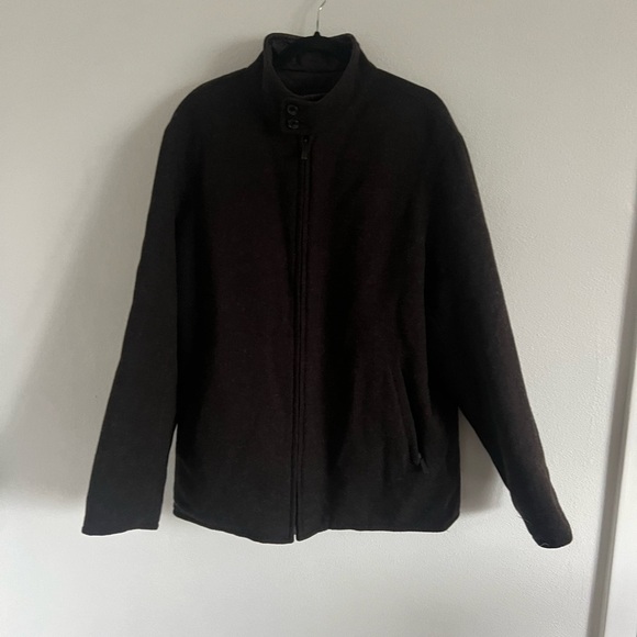 Ermenegildo Zegna Soft Reversible Wool Quilted Jacket Coat, Men’s XL - Picture 3 of 12